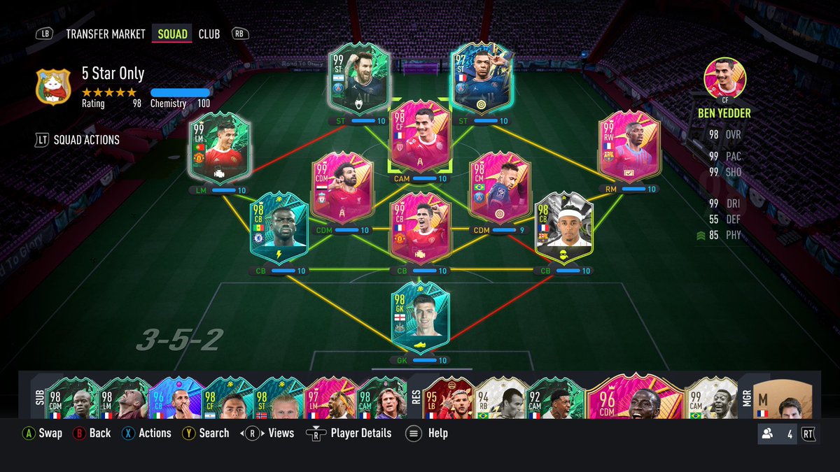 The best part of FIFA is nearly here

• Shapeshifters
• Futties
• 85x10 repeatable