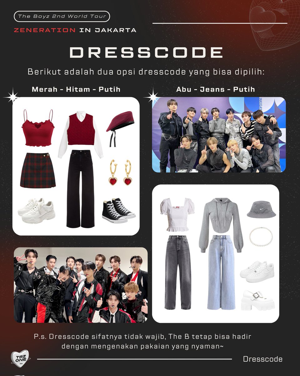 TBZONEINA on Twitter "[DRESS CODE] Hai Deobi, buat kalian yang masih