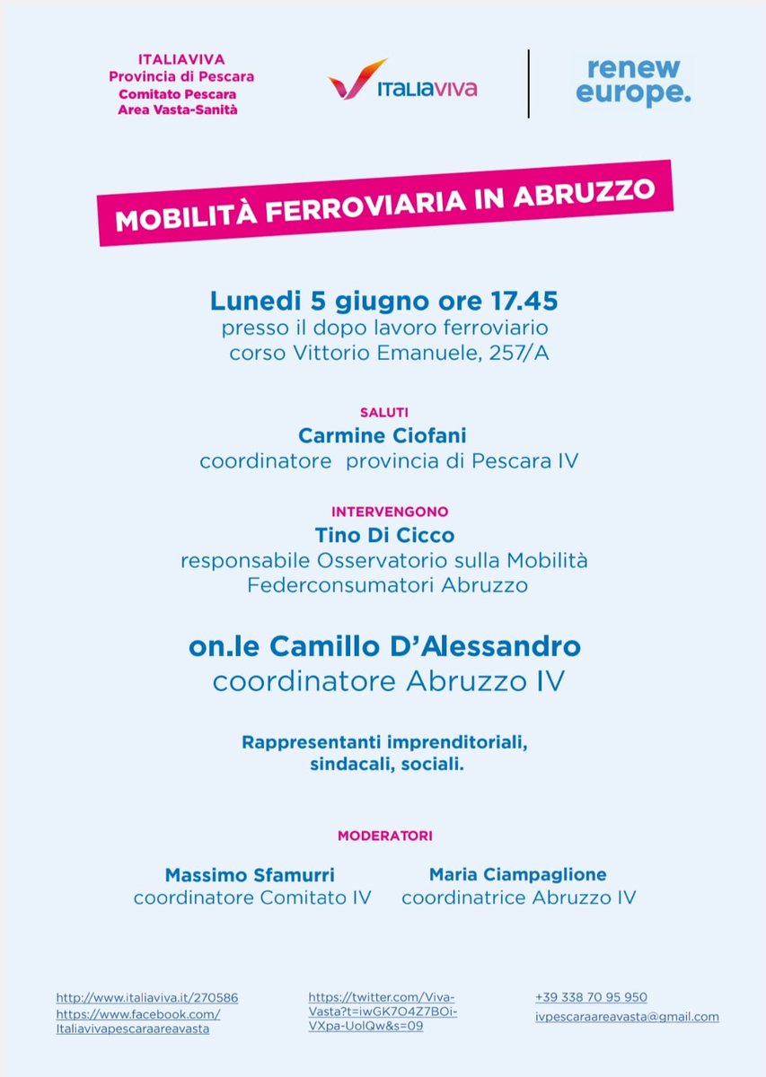 dimarcantonios1's tweet photo. Oggi a Pescara
@VivaVasta https://t.co/mIxKfYRvYW