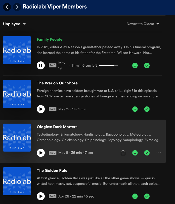 MangoMilkBottle's tweet photo. Paid RadioLab supporters https://t.co/6F9GqC9pZl