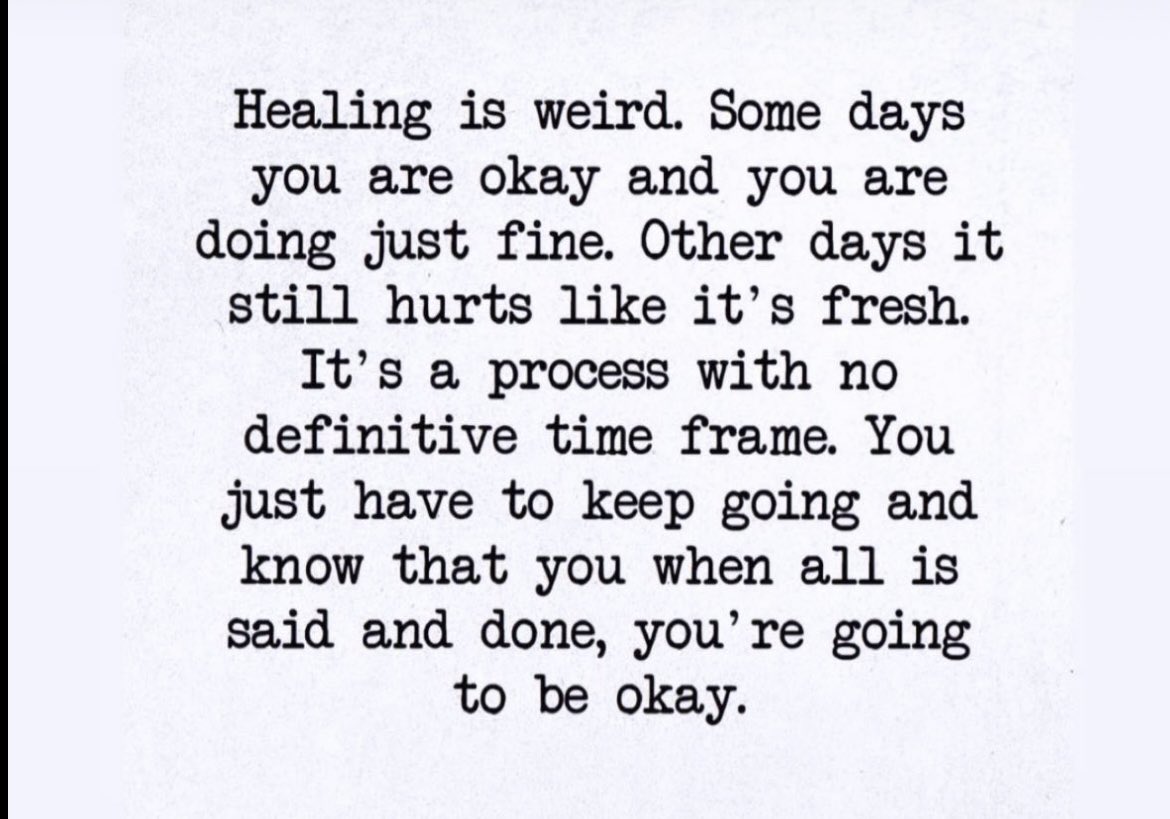 Can relate! #Healing has its own ups and downs ✨

#Survivor #MentalHealth #MHAdvocate #SickNotWeak