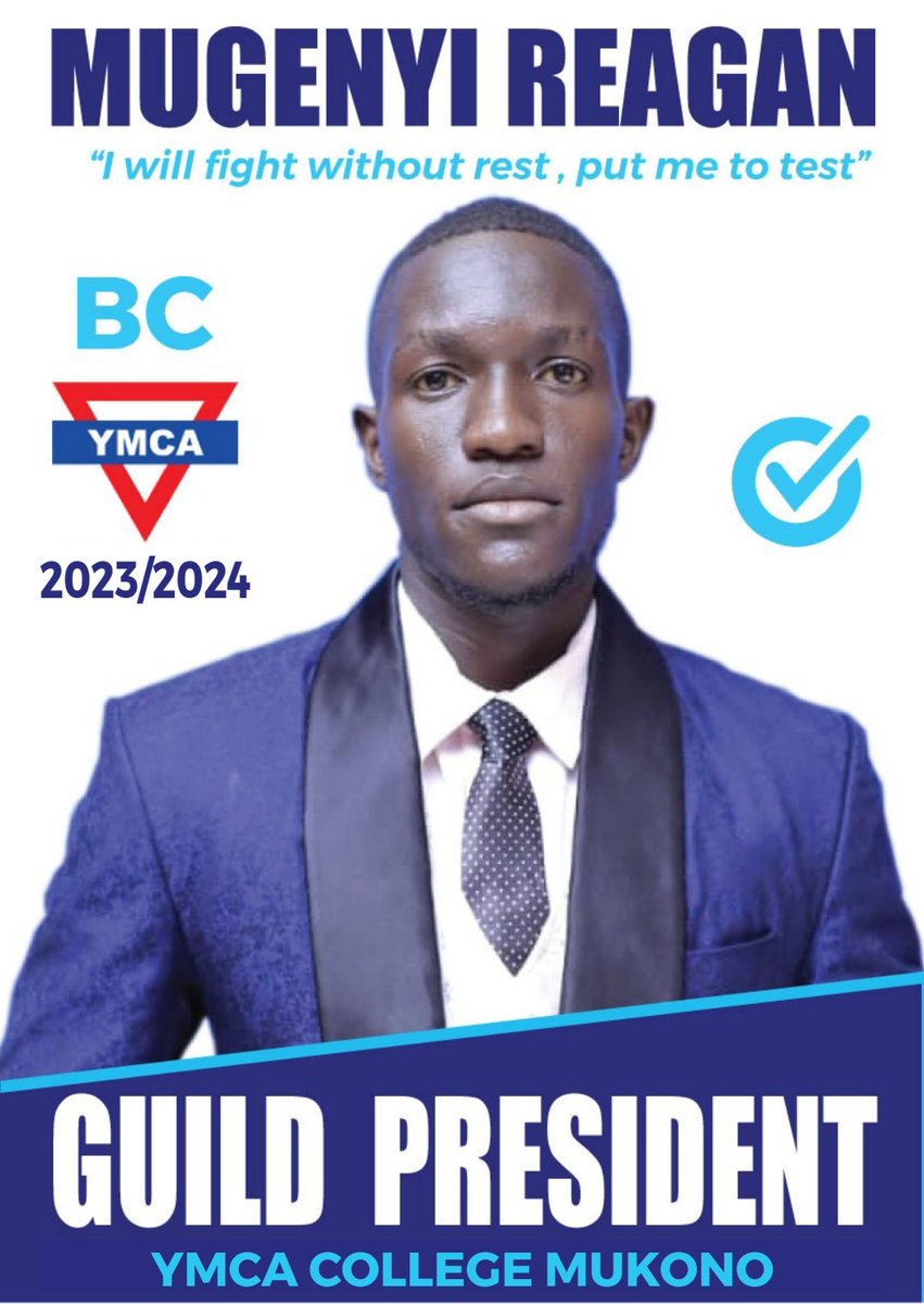 ASPIRING GUILD PRESIDENT OF YMCA MUKONO.