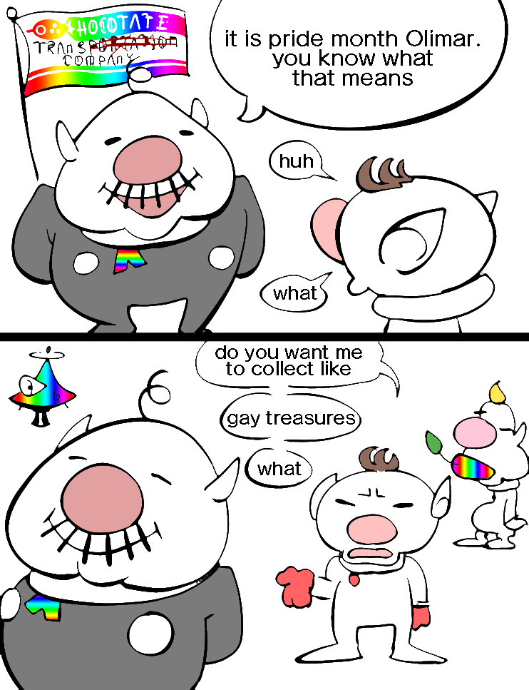 Olistar255's tweet photo. hocotate freight falls in yet another debt by spending millions turning every asset they have rainbow
#pikmin https://t.co/dDNSaUHvyk