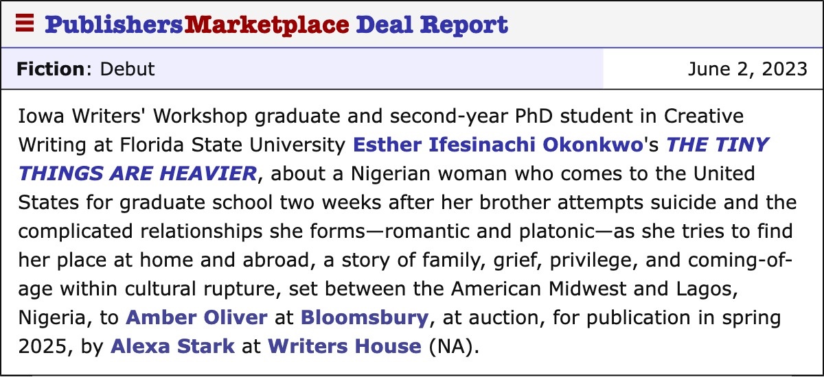 Five years of my life frozen and melted into this pursuit. To see it finally become this miracle spawned by my super-agent, Alexa Stark, and my brilliant editor, Amber Oliver, has left me floored.