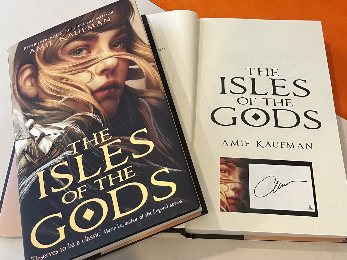 We have just 2 #SIGNED copies of Isles of the Gods by <a href="/AmieKaufman/">Amie Kaufman News + Updates</a> 

Magic, romance, and slumbering gods clash in the start of a riveting fantasy series spanning gangsters' dens, forgotten temples, and the high seas 

foxlanebooks.co.uk/product-page/t…