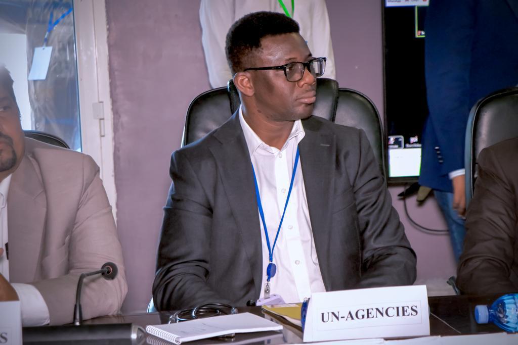 UNFPA_SOMALIA's tweet photo. Addressing #Somalia's crises, highlighting developments &amp; taking action for those in need: Our Rep joined the #Humanitarian Coordination Forum in Kismayo, uniting Govt line-ministries, FMS, UN agencies, NGOs &amp; Donors. #UNFPA provides technical &amp; financial support to SoDMA. https://t.co/uLpIOUsmfl