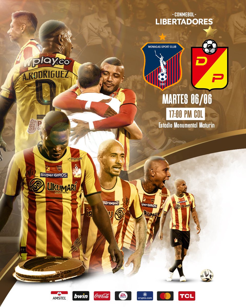💛❤️ ✈️ Nos preparamos para enfrentar a Monagas por la fecha 5 del grupo F  de la copa CONMEBOL Libertadores ⚽️🏟️ ¡VAMOS PEREIRA, A UN PASO DE NUESTRO  PRIMER OBJETIVO ! 💛❤️🐺