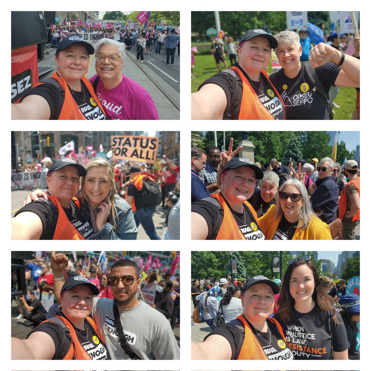 CLP_OFL's tweet image. An incredible show of solidarity on Saturday with an estimated 10,000 activists joining together for the @OFLabour Enough is Enough march &amp;amp; rally to Queen&apos;s Park. Enough is Enough! We demand better now! Join the fight at wesayenough.ca.  #EnouughIsEnoughON #OnLab #OnPoli