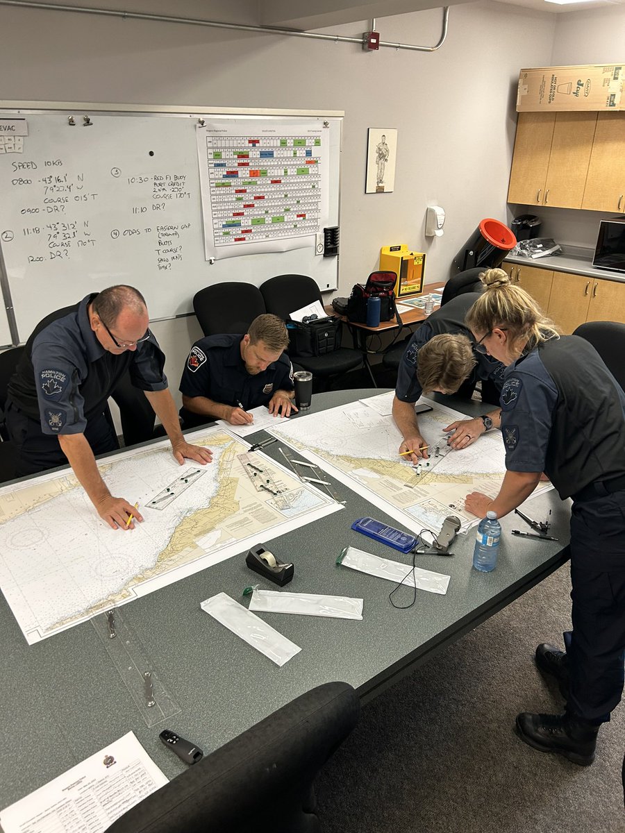 Spent lastweek training with <a href="/HPSMarine/">HPS Marine Unit</a> Being able to read a chart and plan your course is a valuable skill every vessel operator should know. #safeboating