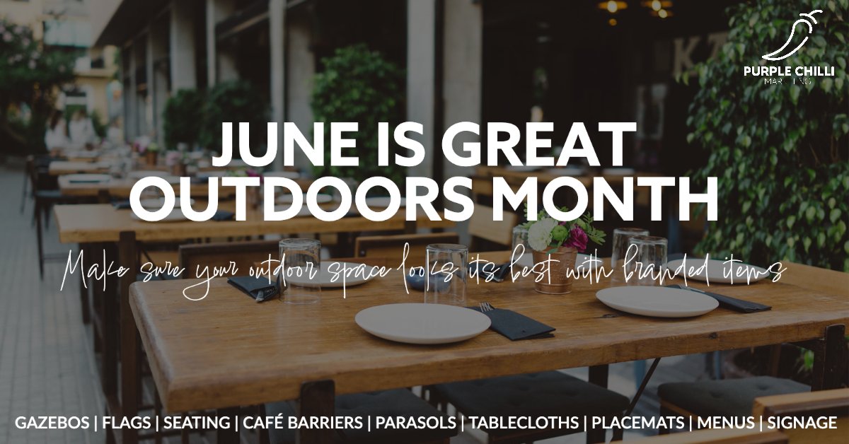 June is great outdoors onth . 

Whether you’re attending festivals, fairs or farmers markets. Or just sprucing up your beer garden oroutdoor seating area. We’ve got you covered.

DM us to find out more
#greatoutdoors #GreatOutdoorsMonth #outdoordining #outdoorlife #outdoorspace