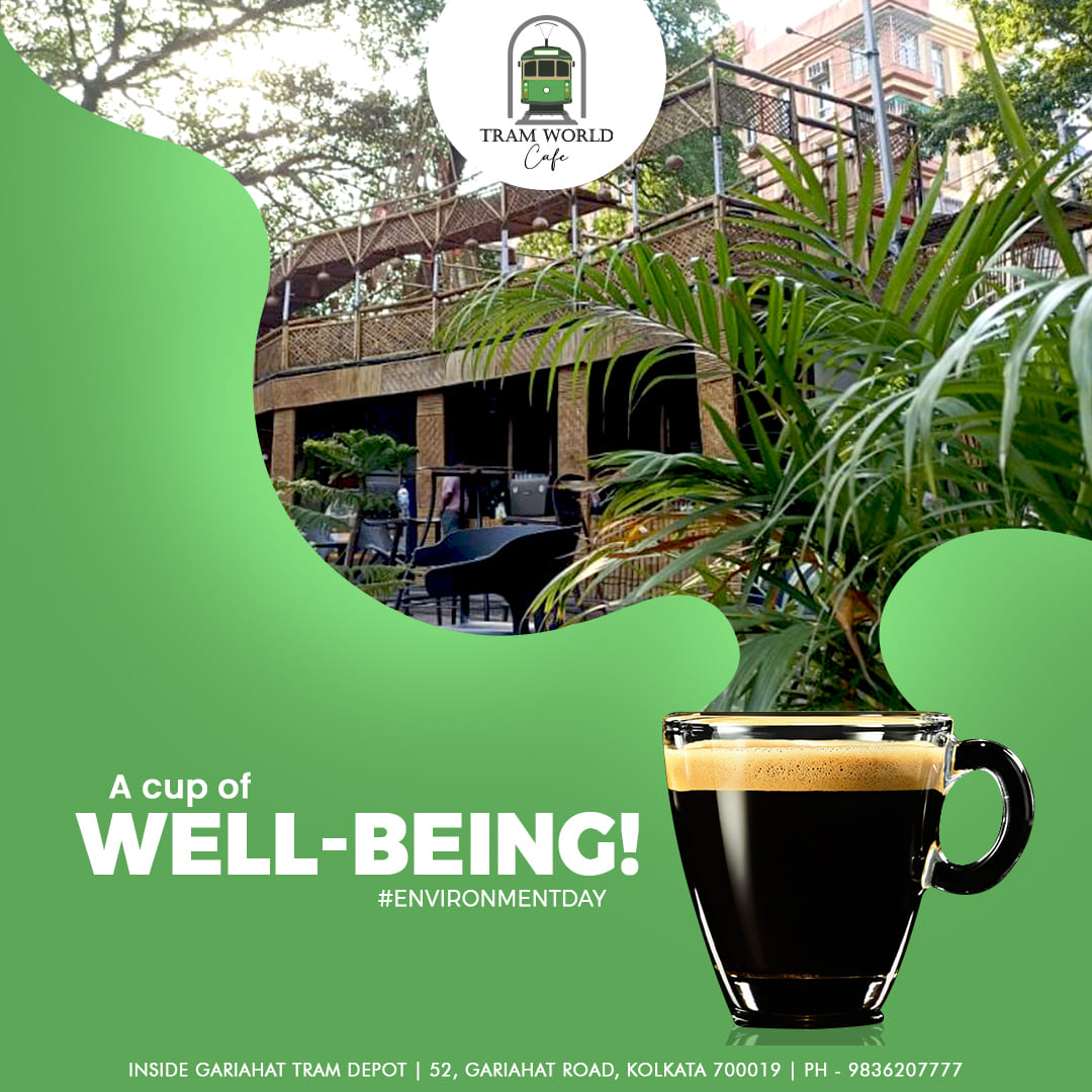 'Now hand your loved ones a cup of well-being or just a cup of our Tea.
Visit Today!'

#NewPlaceAlert #Kolkata #CityOfJoy #Coffee #EnvironmemtDay #Tram #TramCafe #BeautifulLocation #NewCafe #GoodFood #GoodDrinks #ThingsToDoInKolkata #KolkataFoodie  #EveningParty #LiveEve