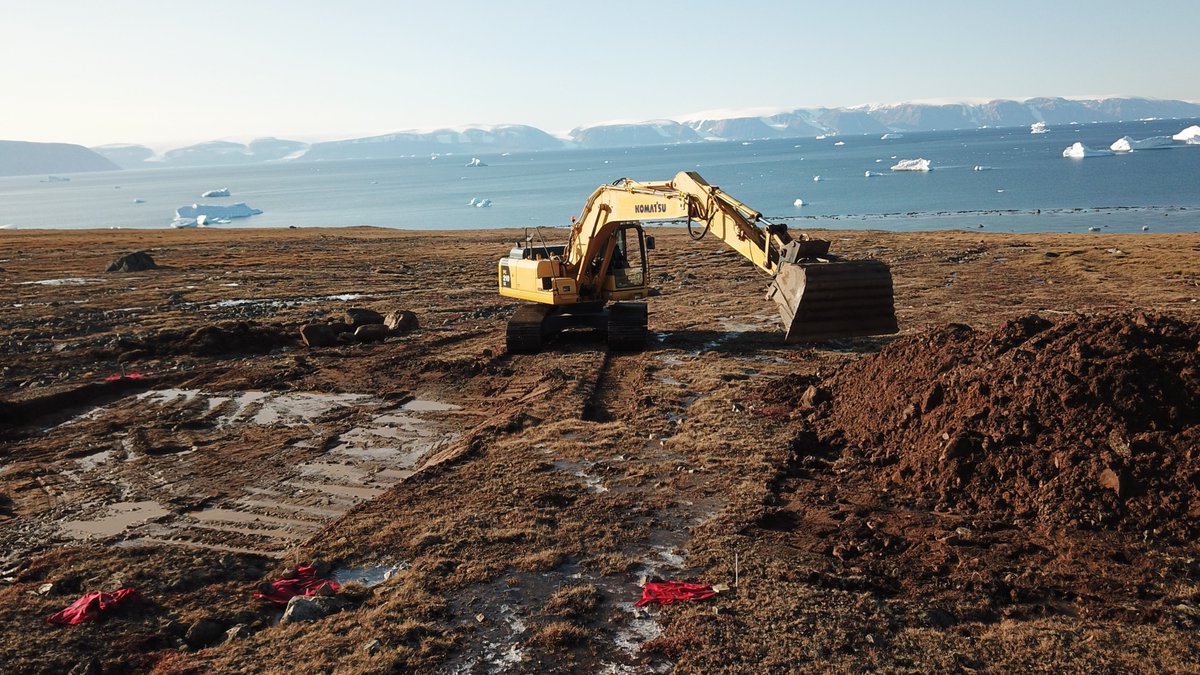 Last week our paper reporting from our large-scale experiment in northern #Greenland came out.
In a combined field and model study we explore how #groundwater above #permafrost in affected by #infrastructure or #erosion.

sciencedirect.com/science/articl…