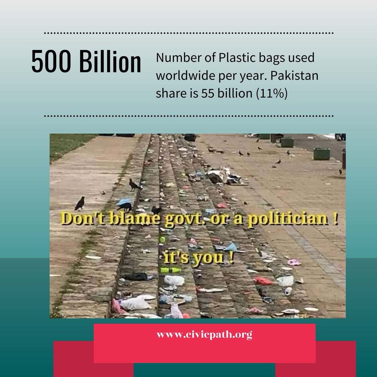 CivicPath's tweet photo. ہمارا ماحول ہمارے اپنے ہاتھ میں ہے۔ https://t.co/Wj68kVilYA