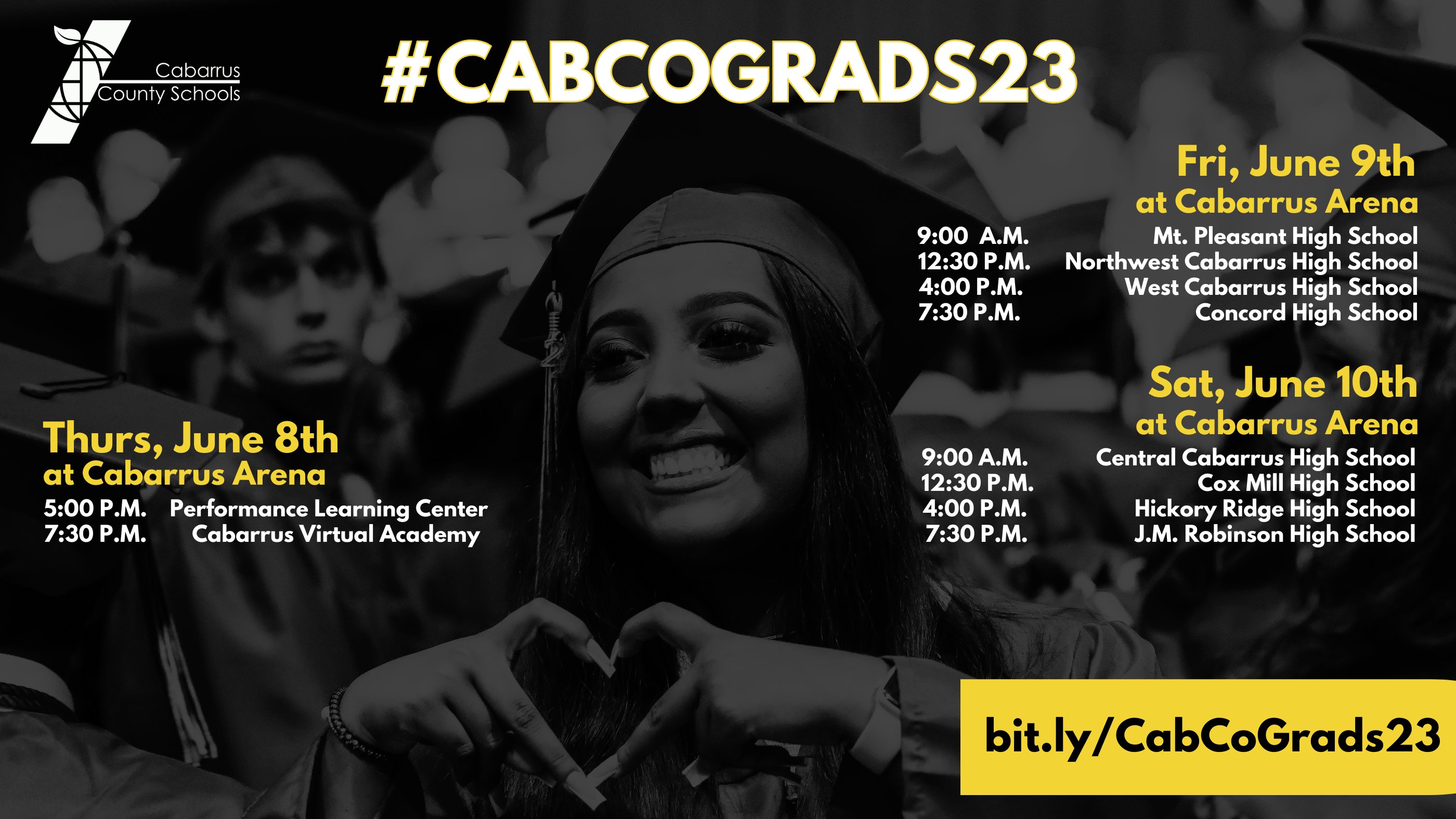 Cabarrus Co. Schools on Twitter "🎓 It’s Graduation Week! 🎓 We are