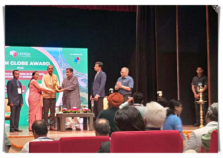 cskmpschool's tweet photo. Grateful to be recognised with the Green Globe Award 2023 by Crespai...
Honoured to recieve this prestigious award from the Hon'ble minister of Roads and Transport, Shri Nitin Gadkari Ji, the chief Guest of the function.
#greenglobeawards
#busybeescskm
#prideindia https://t.co/RyRlvGTxUq