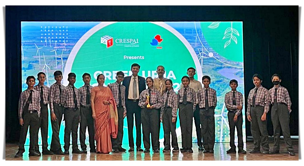 cskmpschool's tweet photo. Grateful to be recognised with the Green Globe Award 2023 by Crespai...
Honoured to recieve this prestigious award from the Hon'ble minister of Roads and Transport, Shri Nitin Gadkari Ji, the chief Guest of the function.
#greenglobeawards
#busybeescskm
#prideindia https://t.co/RyRlvGTxUq