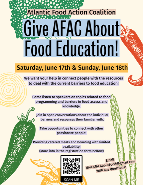 ProsperityLocal's tweet image. #AtlanticCanada Dig In Food Systems Summit participants committed to action.  Announcing the new Atlantic Food Action Coalition &amp;amp; 1st event Give AFAC About Food Education Jun 17-18. Listen to the FarmWorks Success &amp;amp; Localizing Food with Linda Best podcast.
mailchi.mp/97151697a7a4/n…