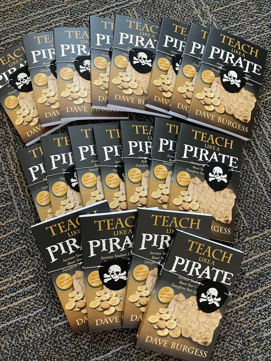 Excited to start @burgessdave Teach Like a Pirate with our amazing staff @sciotoelem #summerbookclub #passionforgrowth