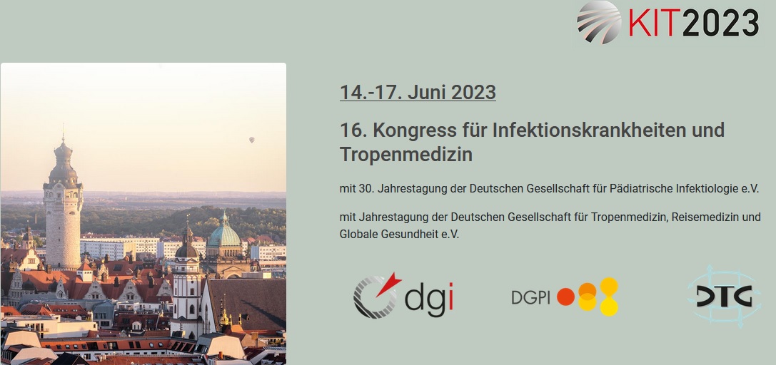 Der größte deutschsprachige Kongress für #Infektionskrankheiten und #Tropenmedizin #KIT2023 findet vom 14. bis 17. Juni in Leipzig statt.

dgi-net.de/groesster-deut…