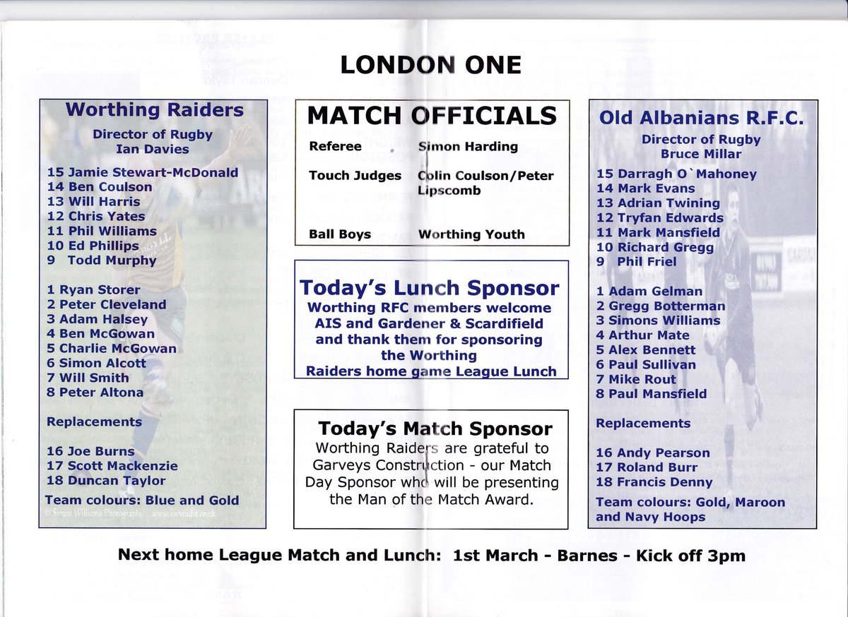 Today’s look back through the @worthingrfc archives takes us back to 2008 #WRFC100 #centenaryyear #worthing #100years #oneclub #rugbyforall @Old_AlbanianRFC