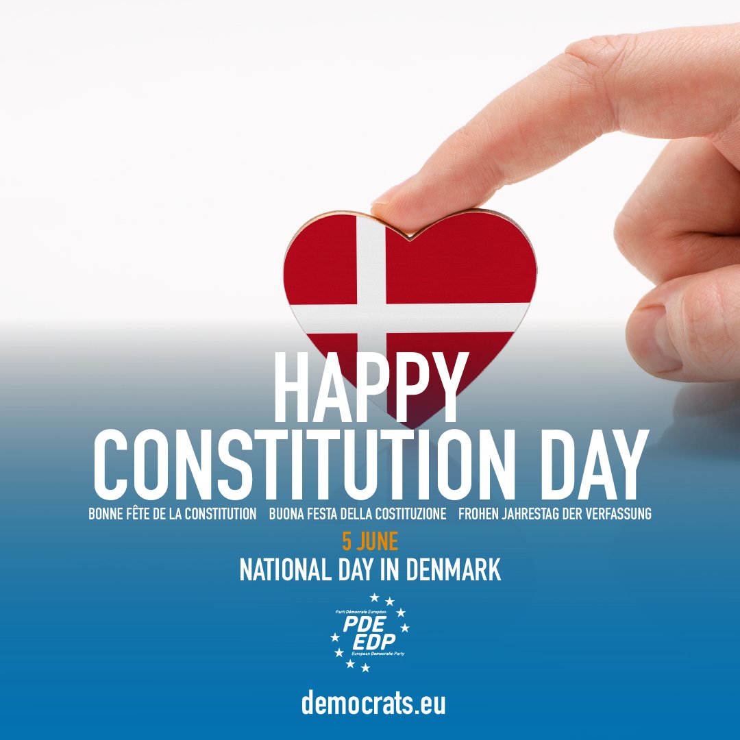 Glædelig grundlovsdag, Danmark! 🇩🇰
Happy Constitution Day, Denmark! 🇩🇰

Denmark has been a part of the 🇪🇺 family since 1973.