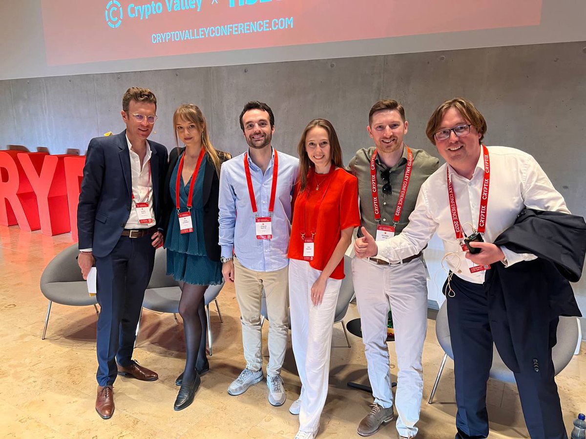 Thank you once again to my panelists. Great discussion on "How self-custody &amp; centralized crypto infrastructure can co-exist in web3" during <a href="/thecryptovalley/">Crypto Valley</a> conference #CVC23
- <a href="/zarah_estermann/">Zarah Estermann</a>
- <a href="/joacotaylor/">Joaquin Sastre</a>
- <a href="/erinapenkovsky/">Erina Penkovsky</a> 
- Richard Astle
- <a href="/Ilya_YouHodler/">Ilya Volkov (YouHodler)</a>
