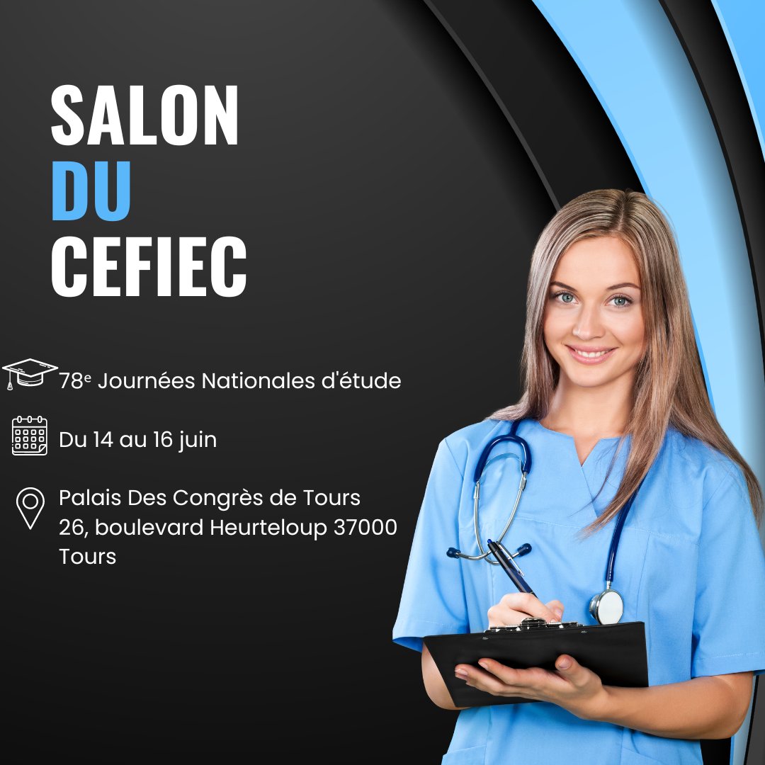 QuizzBox's tweet image. 📣 Nous vous attendons nombreux et nombreuses au salon du CEFIEC à Tours

La thématique du salon est d&apos;offrir une vision audacieuse du métier d’infirmier ou encore guider l’étudiant dans ses pratiques.

#tours #salon #infermier #santé #etudes