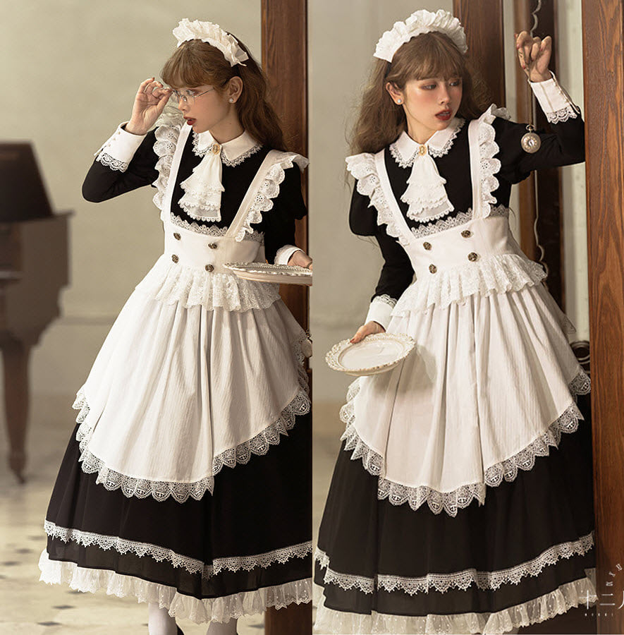 Nikki Tomorrow 【-Teleisha's Afternoon Tea-】 Lolita OP Dress and Apron #Leftovers

◆ Shopping Link >>> lolitawardrobe.com/nikki-tomorrow…
◆ Very Limited Quantity!!! Quick Shipment (ready in stock)!!!