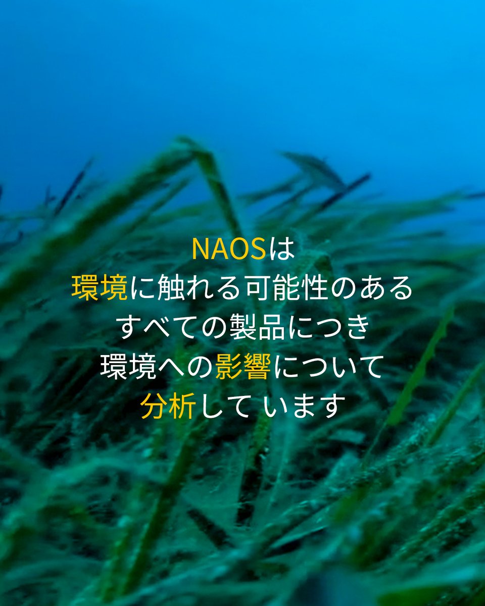 esthederm_japan's tweet image. 水はすべての生物にとって基本的な資源であり、私たちが提供する製品のベースでもあります。
そのため、海水、淡水の生態系への配慮を重要視しています。
#NAOS では、環境に触れる可能性のあるすべての製品（「洗い流す」衛生用品とサンケア製品）について、環境への影響について分析しています。