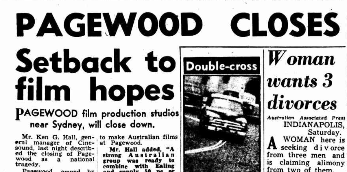 Bristol-bound once again, and looking forward to three action-packed days of all things film studios at the @studiotec_proj conference.

I'll be talking about transnational/settler production and Sydney's ill-fated National/Pagewood Studios on Wednesday morning.