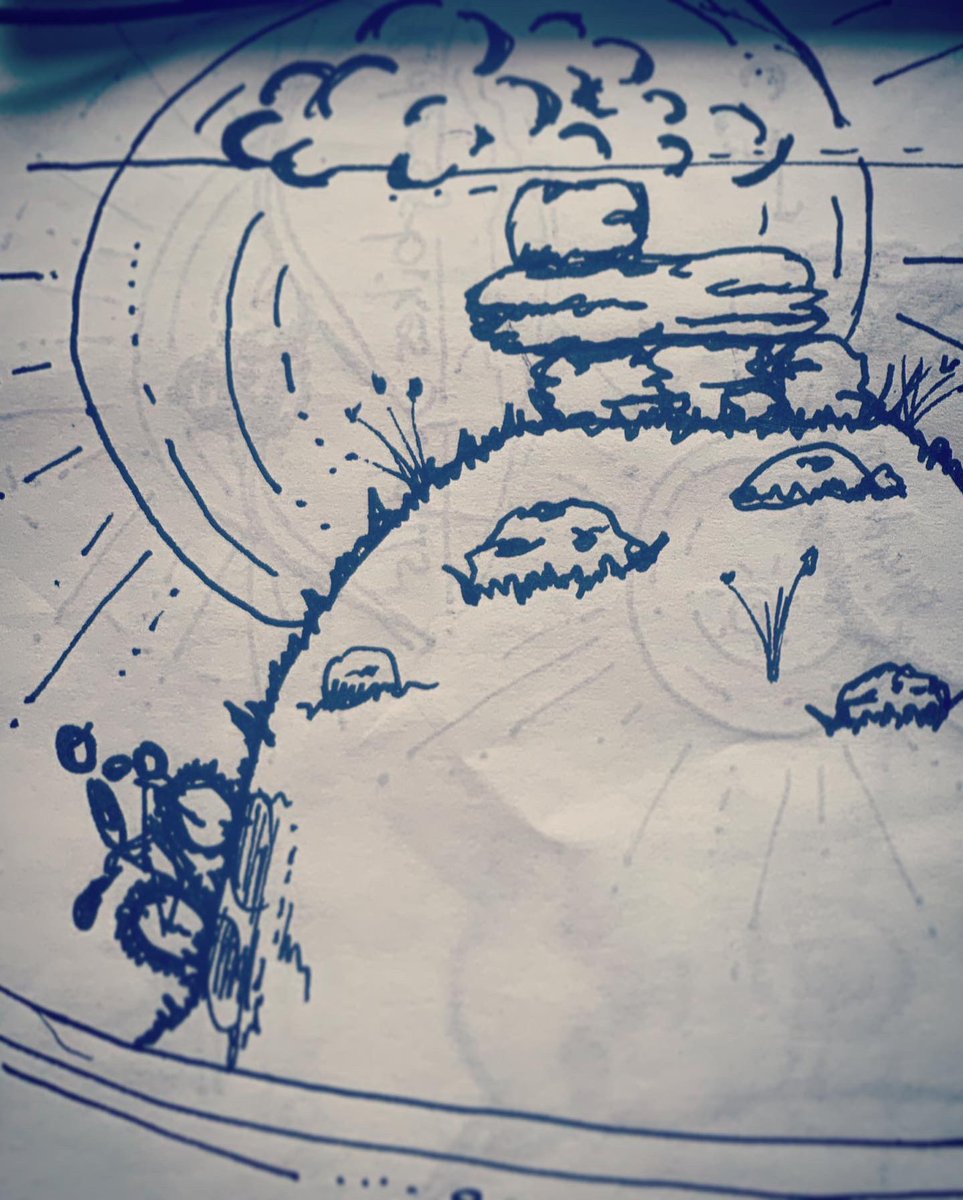 mtbbikepacker's tweet image. Playing with visuals for a logo in my upcoming film…