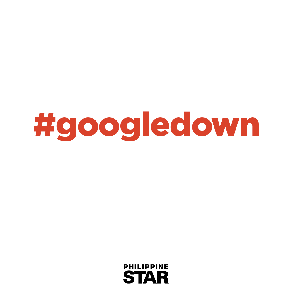PhilippineStar's tweet photo. GOOGLE DOWN? 

Some users have reported experiencing problems accessing Google on Monday afternoon. 

As of 3:44 PM, real-time problem and outage monitoring website https://t.co/HTFIQgpT9B collected 1,308 reports regarding issues in using the search engine. https://t.co/du73No6BML