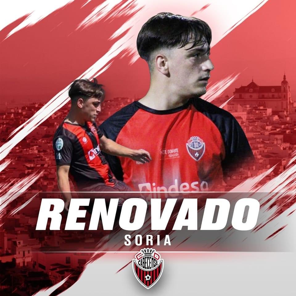 cdcabecense's tweet image. 📣 𝐂𝐎𝐌𝐔𝐍𝐈𝐂𝐀𝐃𝐎 𝐎𝐅𝐈𝐂𝐈𝐀𝐋

Soria, el imán del #CDCabecense 🔴⚫renueva para deleitar en nuestra próxima campaña de vuelta a 3RFEF.