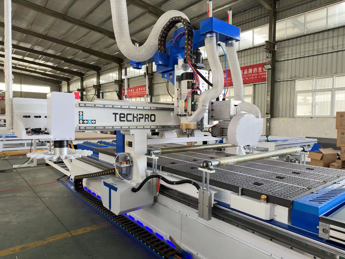 DanyTechpro's tweet photo. TechPro® 1300*3000mm ATC cnc router + saw blade head with Automatic loading and unloading device for sale.
#atcncrouter #cncrouter #woodcncrouter #sawcncrouter #sawbladecut #techprocnc #tplaser #cncmachine #woodrouter
#atcncrouter #cncrouter #woodcncrouter #sawcncrouter https://t.co/eBEafAOVVF