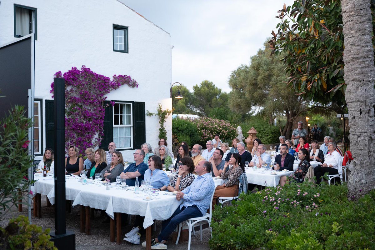 Fi de festa del #CookingFilms2023 ahir al Biniarroca de #SantLluis Gràcies a tothom per un altre any de #cine i #gastronomia 😊🍽📽