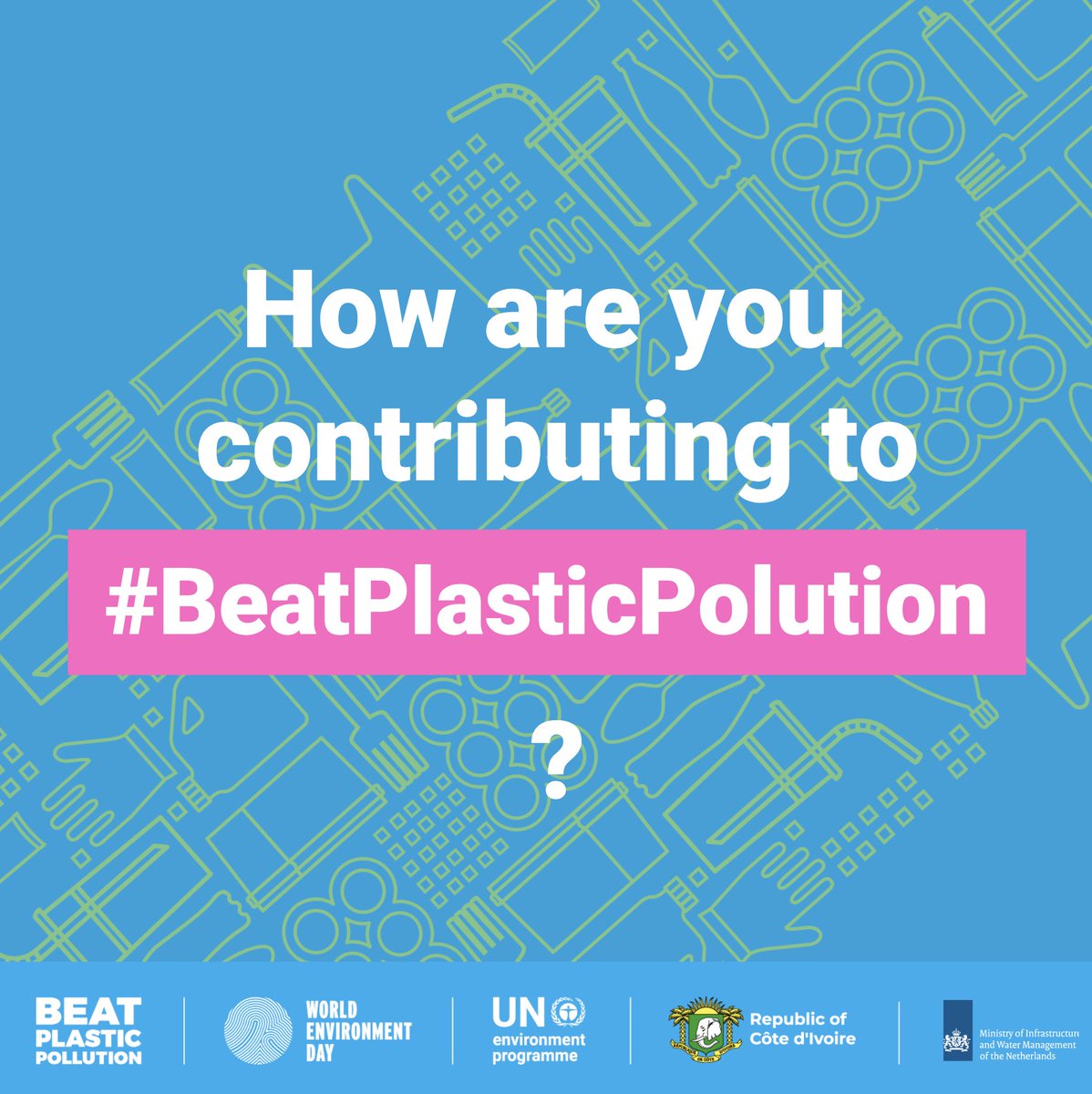 👤 Individuals
🏬 Businesses 
🏢Organisations 
🌐 & other Stakeholders 

Share with us this #WorldEnvironmentDay how you are contributing to #BeatPlasticPolution. 🌍