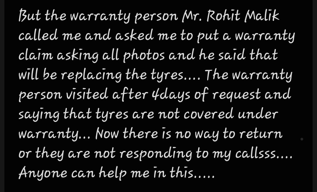 @cars24india very worst experience from Cars24

We purchased a car which is 2018 model.... The tyres which was in the car is 2013 model which is an obselete tyre.... Raised a request to return on my 6th day....