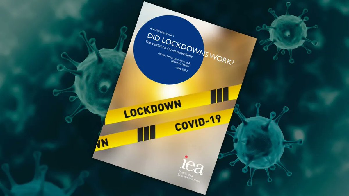 iealondon's tweet image. 🚨 New IEA Research 🚨 

📖 Did lockdowns work? The verdict on Covid restrictions

✍️ Jonas Herby, Lars Jonung &amp;amp; Steve H. Hanke

This new systematic review and meta-analysis challenges the effectiveness of Covid lockdowns in significantly reducing deaths