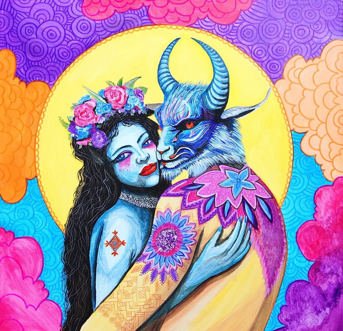 LOVE 💙💜
Available in <a href="/foundation/">Foundation 🌐</a>
Acrylic on canvas🎨
Reserve price 0.32 $ETH
For a better understanding of this painting, refer to the platform through the link and read its description💞
#NFTs #nftcommunity #ETH #NFTdrop 
foundation.app/@nftpaintingho…