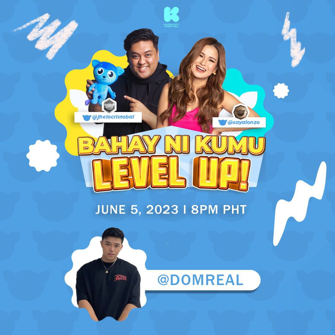 kumuPH's tweet photo. HAPPENING TONGHT on Bahay ni kumu hot seat! π₯ Streamer and music artist #DomReal sits down with our hosts for an exclusive interview, and personal update!
Tara na, at mag-tambay tayo tonight!
π· https://t.co/WPmmQM80dj https://t.co/TXkHl9ujIA