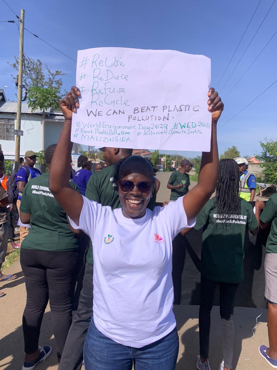 The biggest disadvantage of plastic is that it is non-biodegradable. It does not decompose and therefore not environment friendly. 
#WED2023 
#Inclusion4ClimateJustice 
#BeatPlasticPollution 
<a href="/KenyaYwca/">YWCA Kenya</a> <a href="/worldywca/">World YWCA</a> <a href="/KFUKKFUMGlobal/">KFUK-KFUM Global</a> <a href="/oindoisaac1/">Oindo Isaac.</a> <a href="/chekinancy/">Nancy Cheki</a>