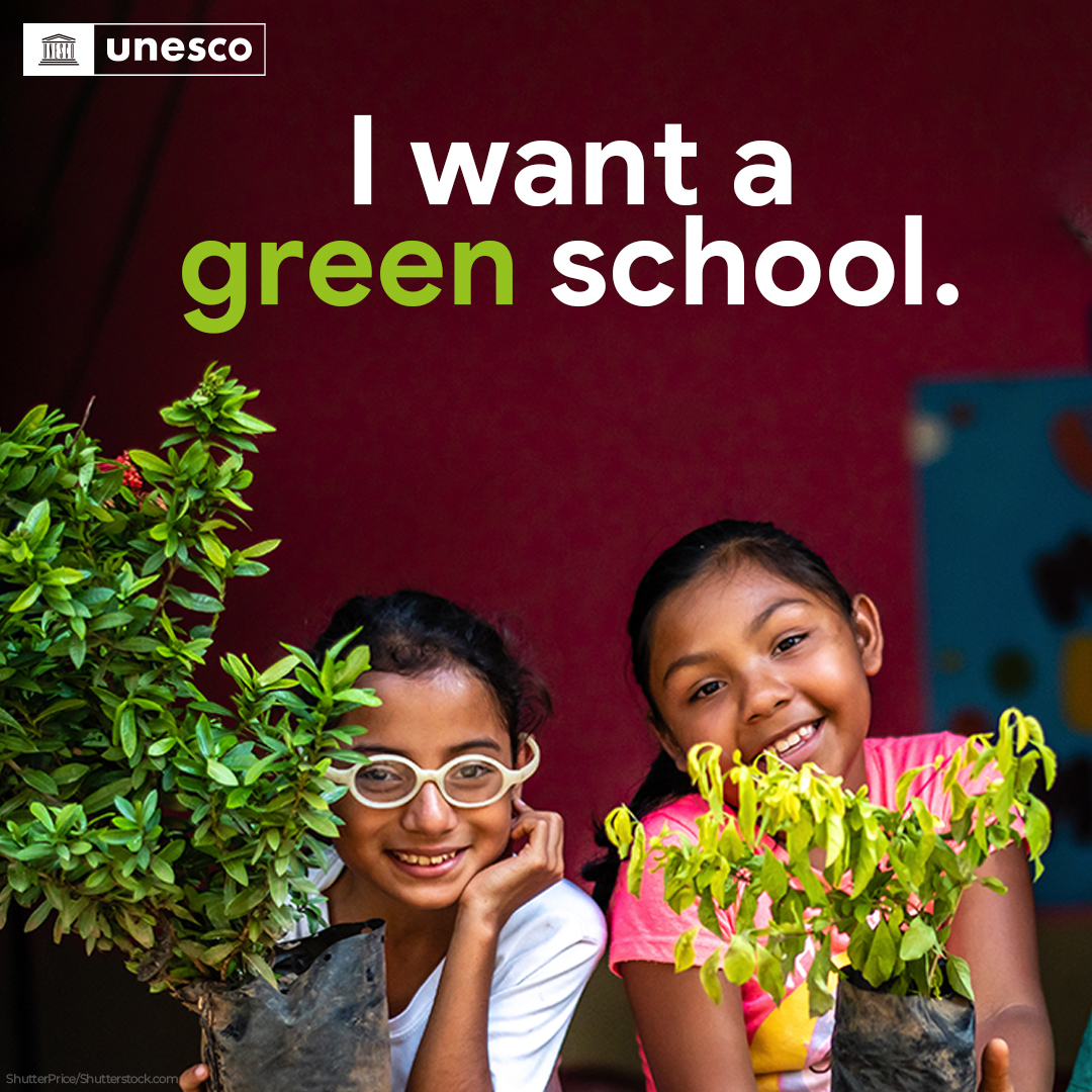 How do we get learners climate-ready?

By teaching them the knowledge, skills, values &amp; attitudes to tackle #ClimateChange!

Find out how <a href="/UNESCO/">UNESCO 🏛️ #Education #Sciences #Culture 🇺🇳</a> is working to make this happen!

unesco.org/en/education-s…

#WorldEnvironmentDay #LearnForOurPlanet #GreeningEducation