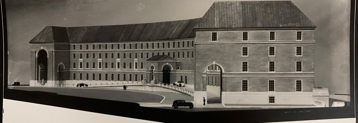 thorparchiveaub's tweet photo. The 1936 model of Bristol Town Hall. By this period, it is fair to say that models were made by 'John B. Thorp' the company, as with John himself over 70, his team of almost 30 modelmakers were busy making models such as this under his supervision. https://t.co/wa71qpfjfG