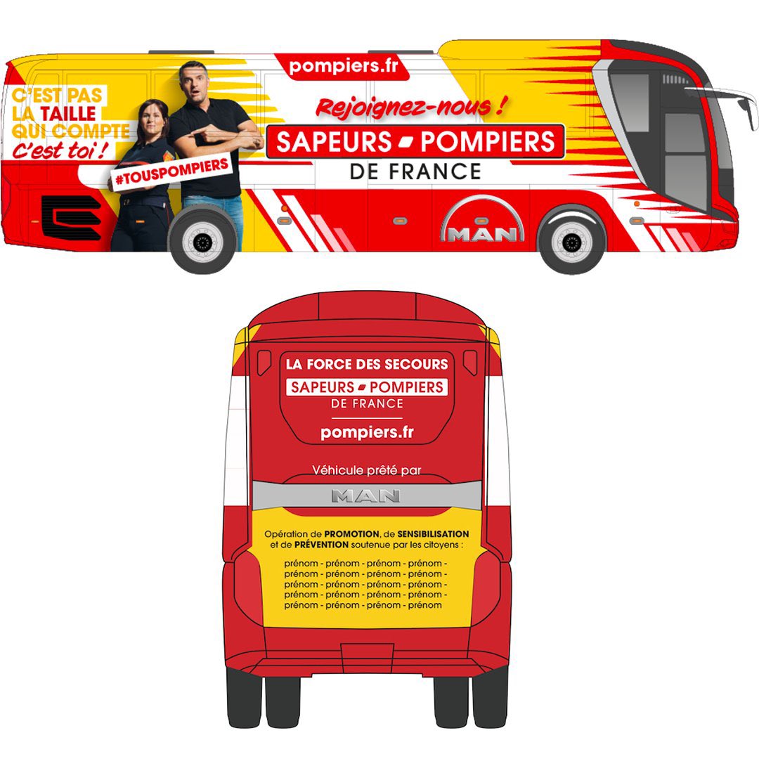 🎶Allez viens je t’emmène en roulant
Je t’emmène sur le Tour de France…
Et je voudrais…que tu nous aides🎶

L’opération de comm’ inédite sur <a href="/LeTour/">Tour de France™</a>
Sensibiliser, prévenir &amp; promouvoir !
Encouragez nous avec un don sur pompiers.fr &amp; inscrivez votre prénom sur le 🚌!