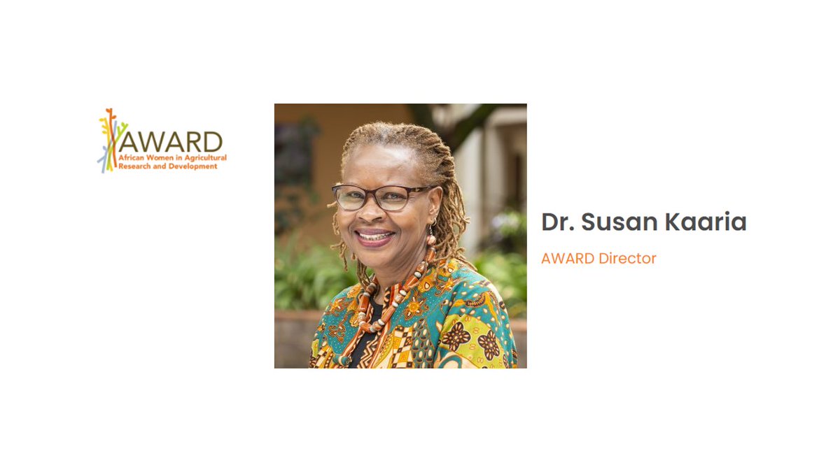 JulieVlas's tweet photo. Speak up, work hard, and grasp every opportunity!

Wise words from the brilliant Dr. Susan Kaaria, Director of African Women in Agricultural Research and Development (@AWARDFellowship)
#WiCS

Read the full report here:
https://t.co/sa7Lul4exp
https://t.co/JRatzrKYcP https://t.co/3uejIYfs4O