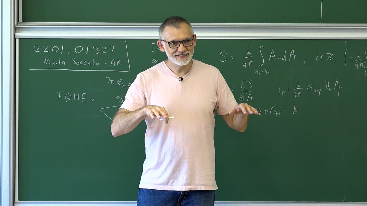 The last in a series of three lectures on 'Topological Phases of Quantum Lattice Systems and Higher Berry Classes' by Anton Kapustin <a href="/Caltech/">Caltech</a> will take place at IHES on Wednesday June 7. 
The first two lectures are already available online 
👉carmin.tv/en/collections…
#CoursdelIHES