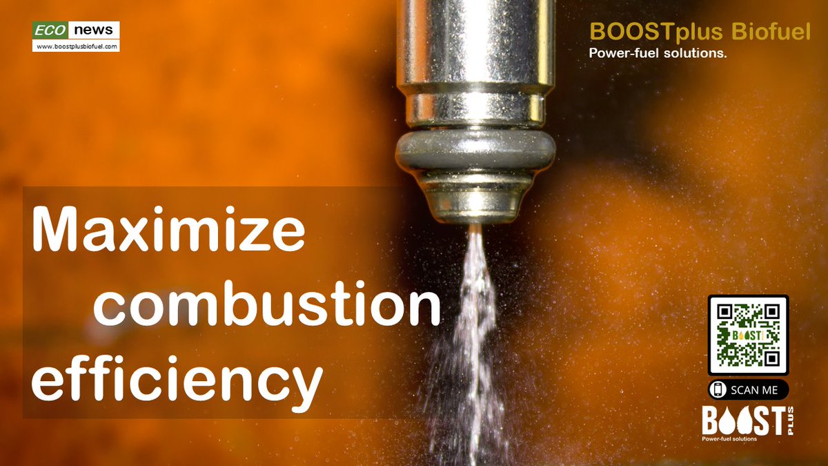 BOOSTplusint's tweet photo. If we're still going to be burning fossil fuel into the 2050's, let's make sure we're burning it efficiently from today!

When BOOSTplus Biofuel is added to your fuel, it improves fuel atomization meaning more of the fuel you burn in your engine turns to power. https://t.co/KawyCxxCdM