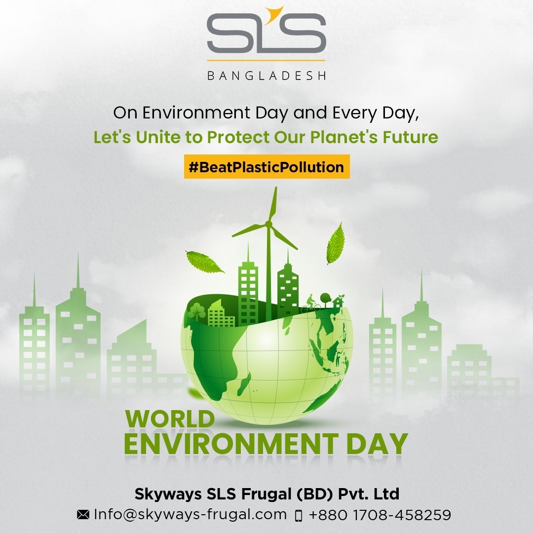 Together, we can make a difference and #beatPlasticPollution.

#slsbangladesh #movingwithyou #skywaysbangladesh #logisticsservice #worldenvironmentday2023 #environmentday #environmentday2023 #environment #saveenvironment #protectenvironment #beatplasticpollution #plasticpollution