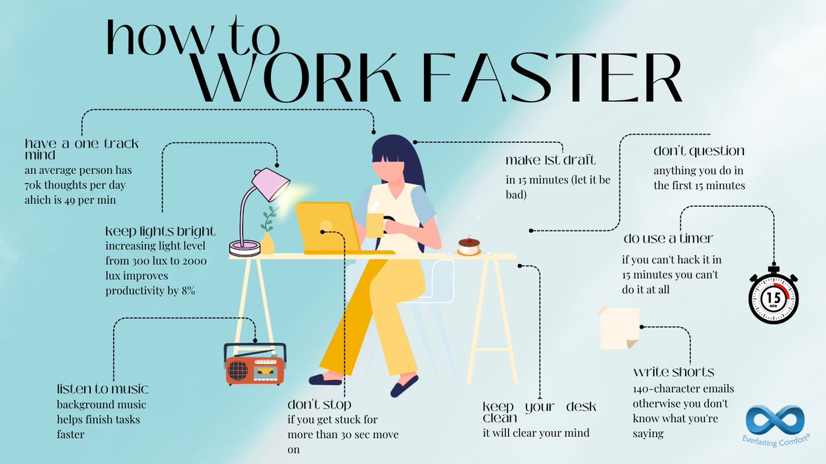 U__E__P's tweet image. Need to turbocharge your productivity? Here are tips to work faster.

#work #office #workfaster #workbalance
