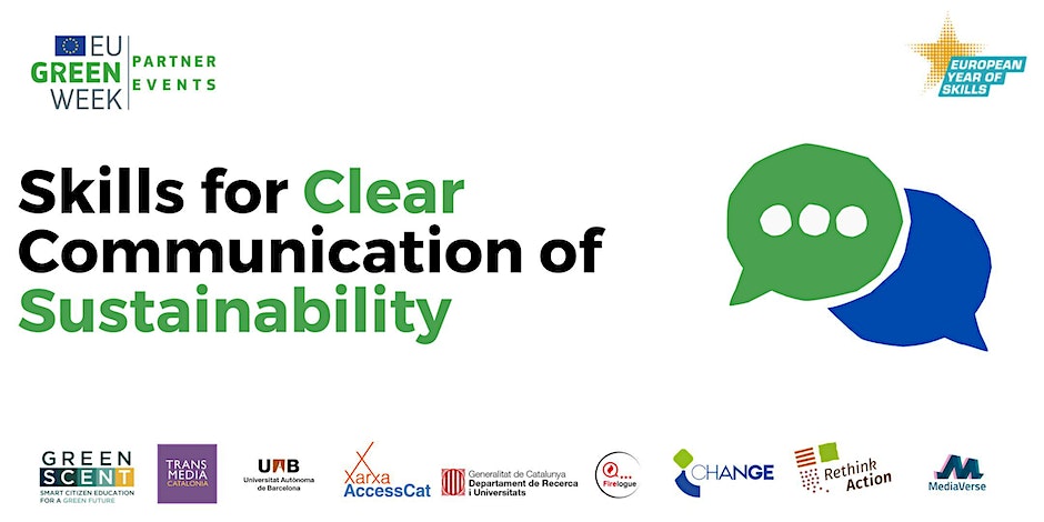 Do you want to communicate #sustainability more effectively? 📢🎯🌍

🗓️ On 7 June, 12h00-13h00, join a free online webinar on #Skills for Clear Communication of Sustainability.

👇5⃣ #EUfunded projects will share tips &amp; tricks.
europa.eu/!9XhtWw

#EUGreenDeal #EUGreenWeek